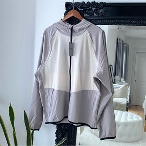 American Eagle | Your Personal Best Running Track Jacket Hooded Windbreaker